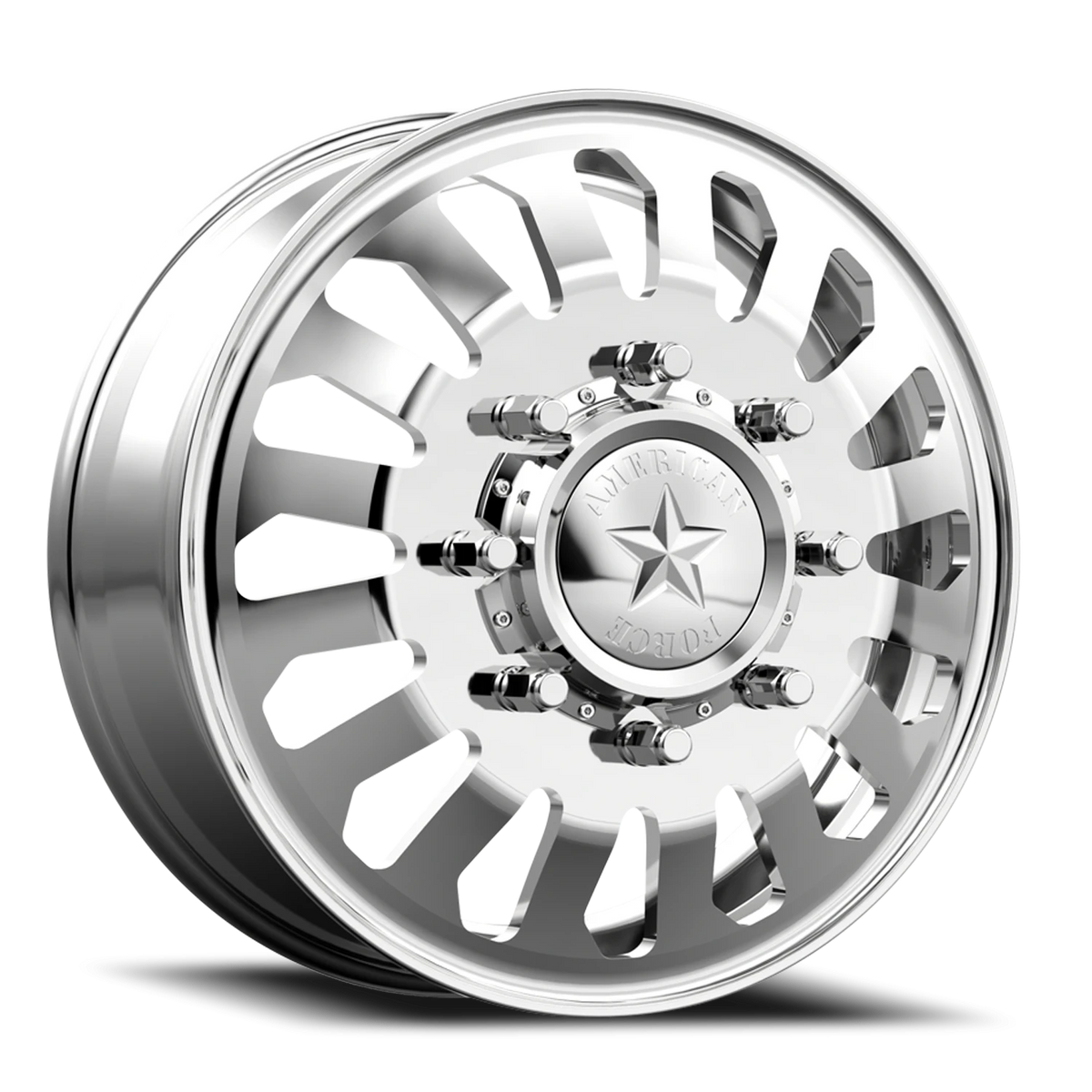 American Force F11 Axis DBO Polished 19.5x6.75 +141 8x200mm 142mm - Wheelwiz