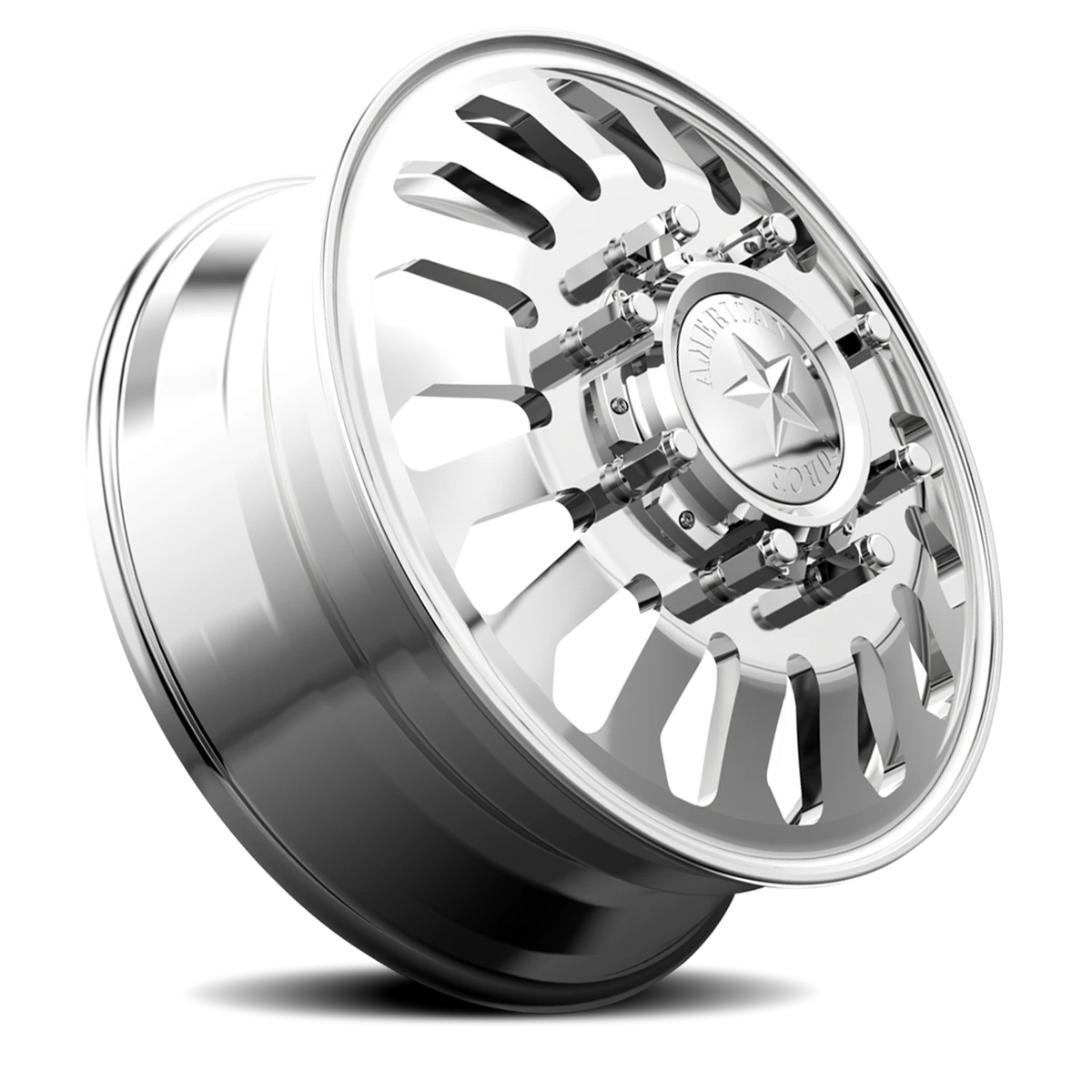American Force F11 Axis DBO Polished 19.5x6.75 -123 8x165.1mm 122mm - Wheelwiz