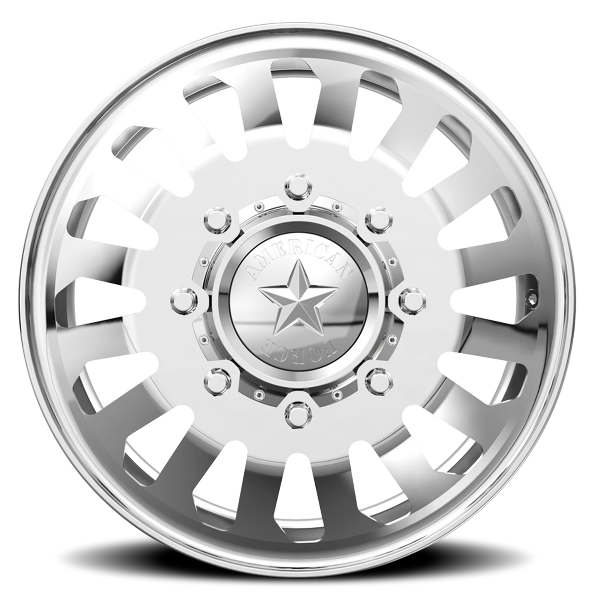 American Force F11 Axis DBO Polished 19.5x6.75 -123 8x210mm 154mm - Wheelwiz