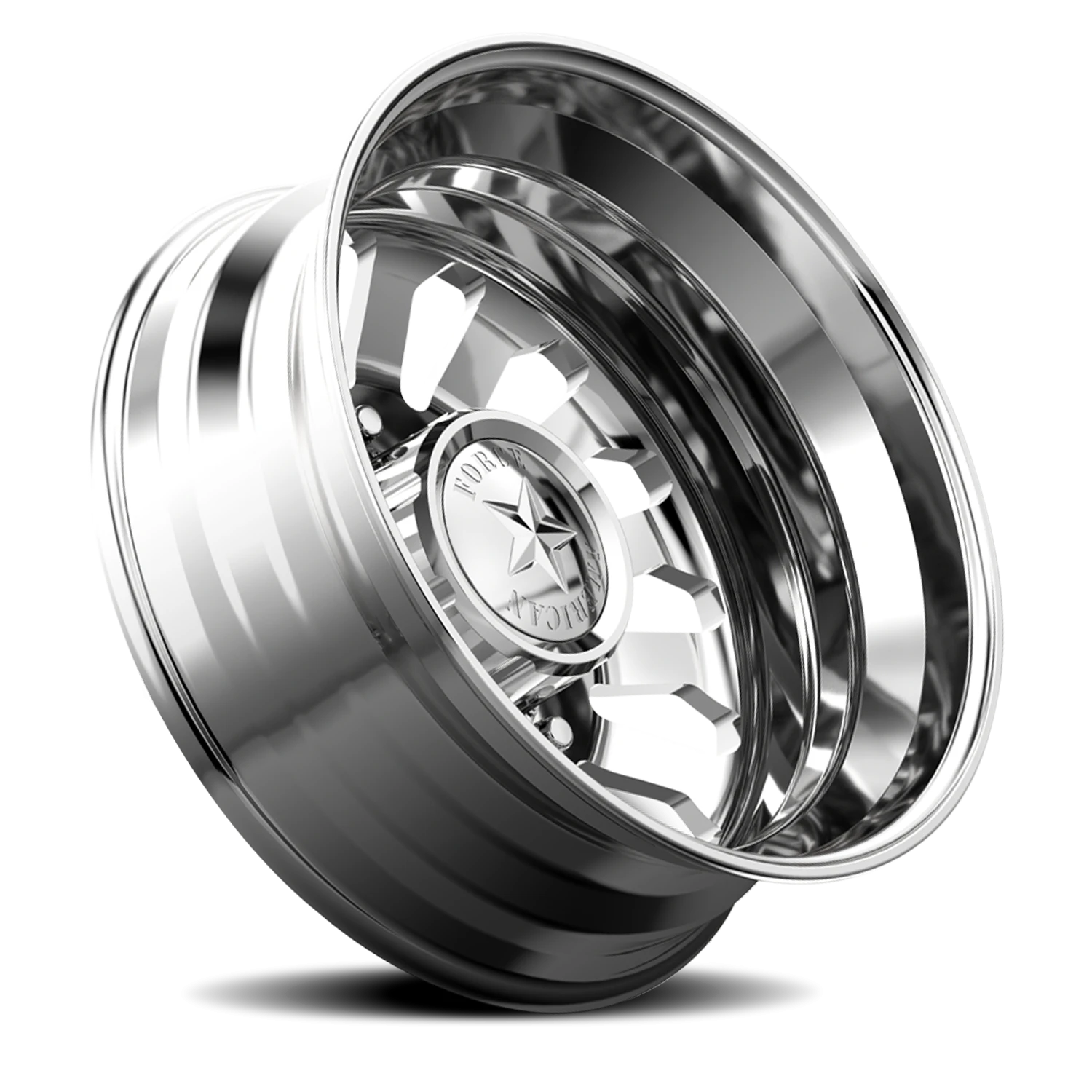 American Force F11 Axis DBO Polished 19.5x6.75 -123 8x165.1mm 122mm - Wheelwiz