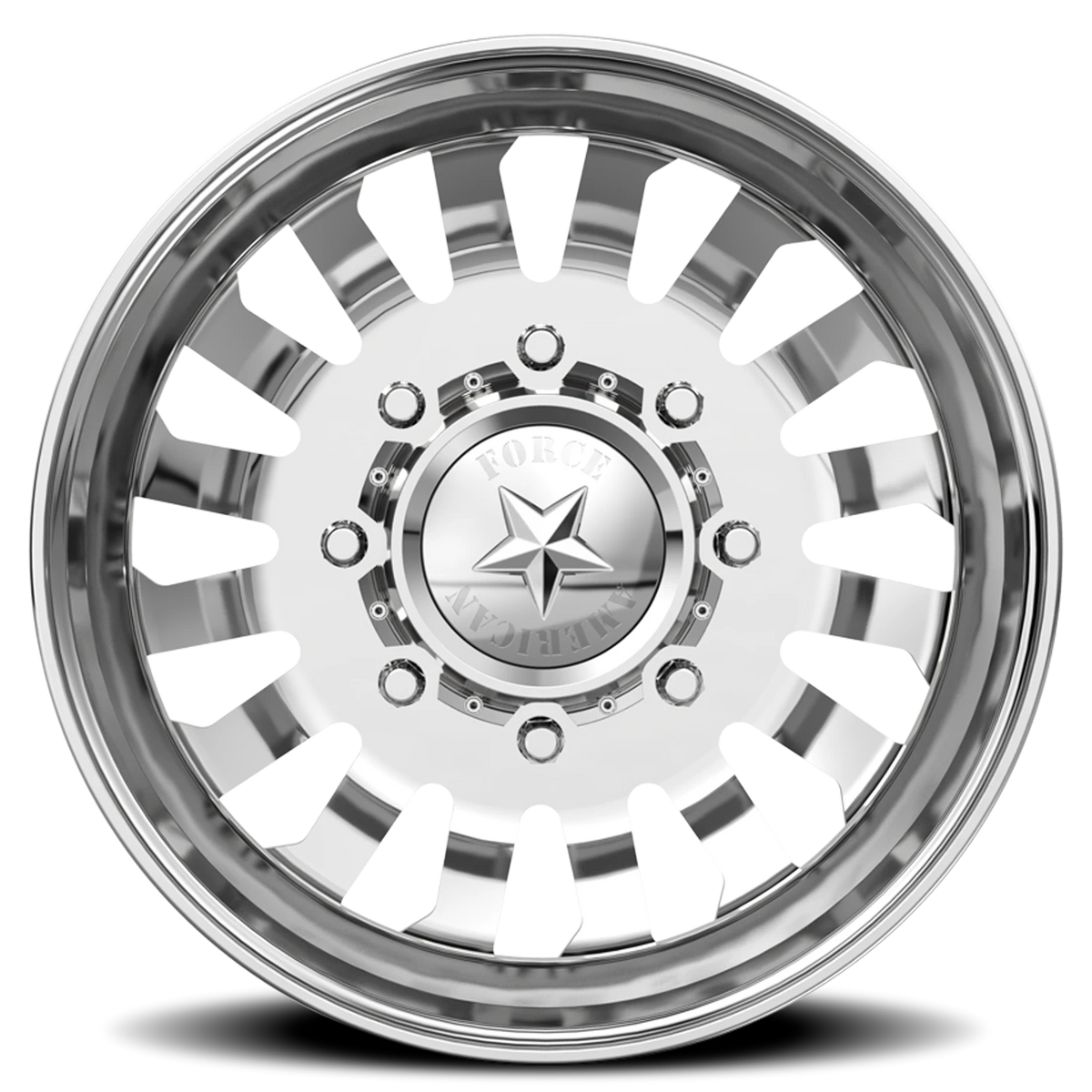 American Force F11 Axis DBO Polished 19.5x6.75 -123 8x200mm 142mm - Wheelwiz