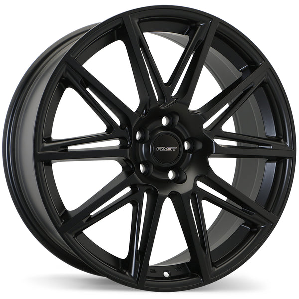 Fast Wheels Switch Satin Black 19x8 +45 5x114.3mm 67.1mm | Wheelwiz