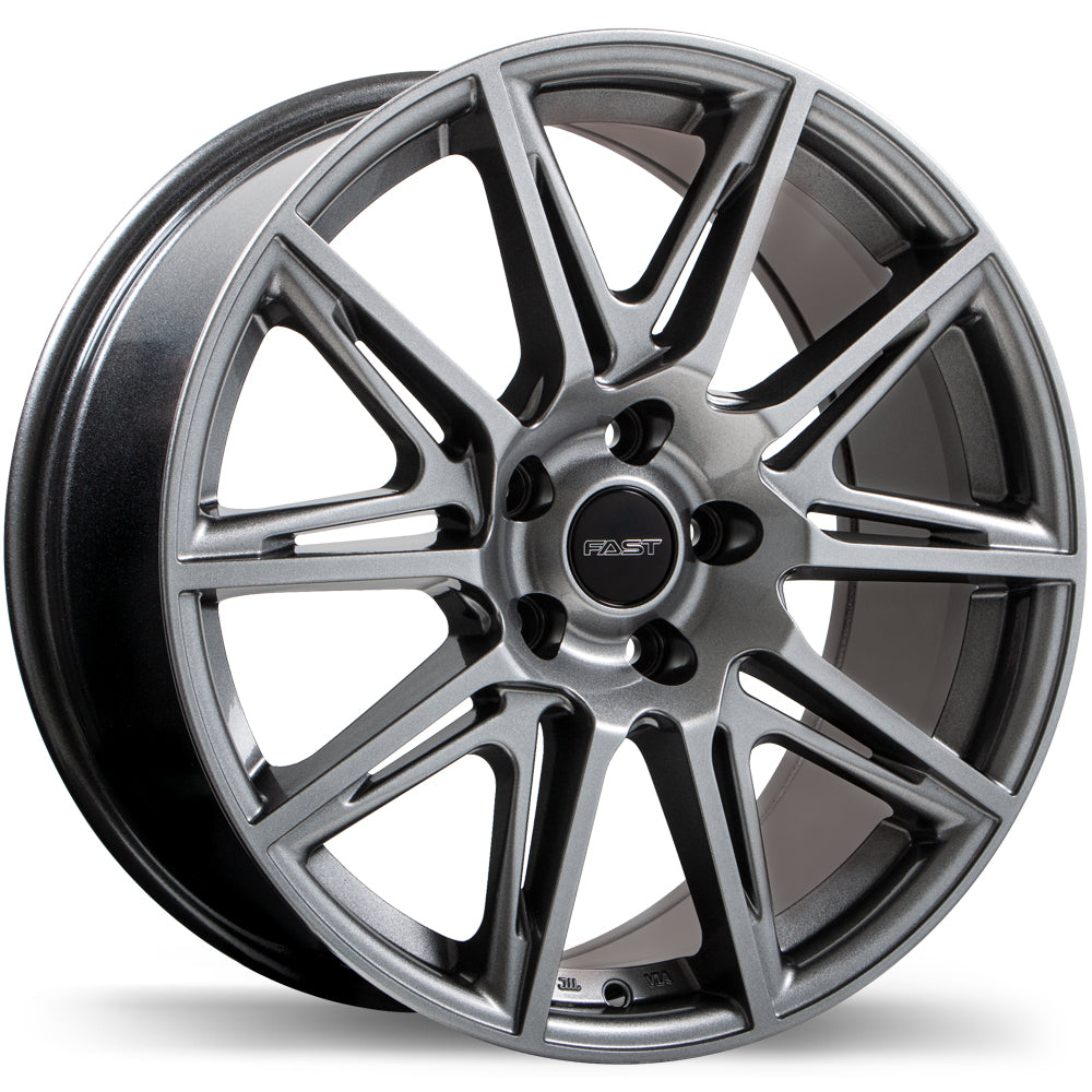 Fast Wheels Switch Titanium 17x7.5 +45 5x114.3mm 60.1mm - Wheelwiz