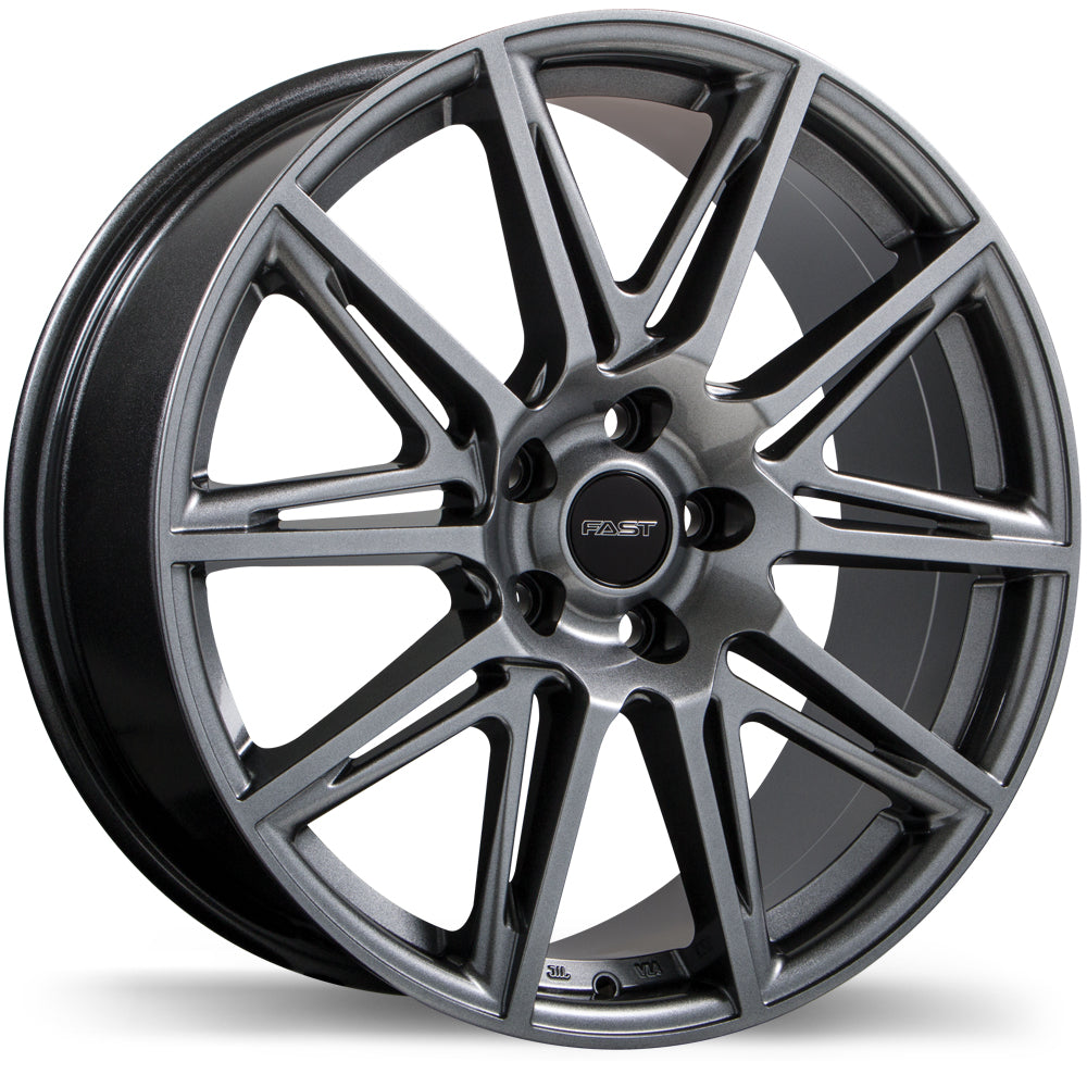 Fast Wheels Switch Titanium 20x8 +35 5x114.3mm 70.6mm - Wheelwiz
