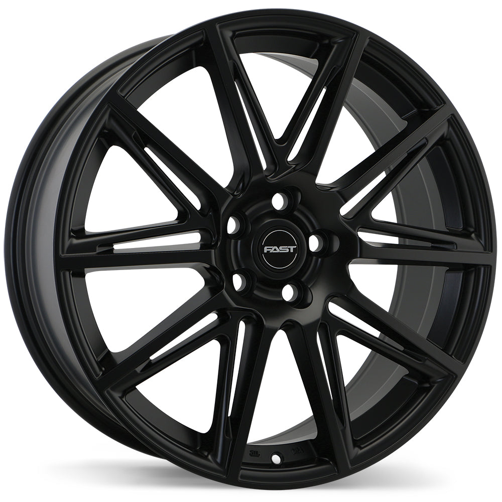 Fast Wheels Switch Satin Black 20x8 +45 5x114.3mm 66.1mm - Wheelwiz