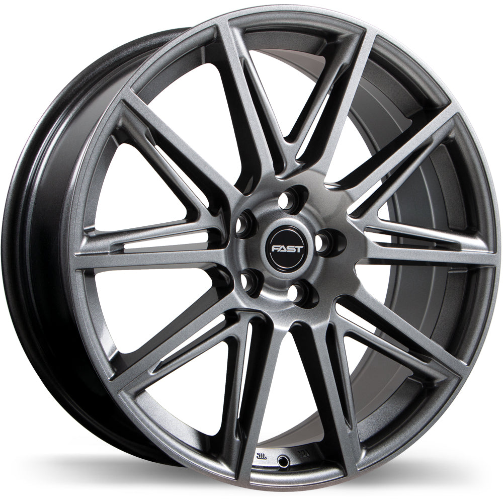 Fast Wheels Switch Titanium 20x8 +45 5x114.3mm 66.1mm - Wheelwiz