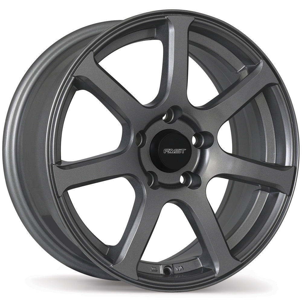 Fast Wheels Seven Gloss Gunmetal 16x7 +40 5x105mm 56.6mm