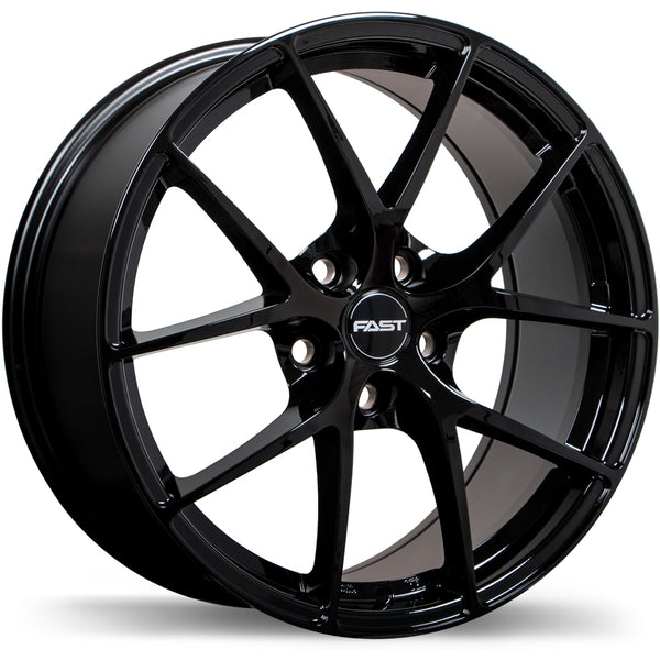 Fast Wheels Innovation Gloss Black 16x6.5 +45 5x114.3mm 67.1 