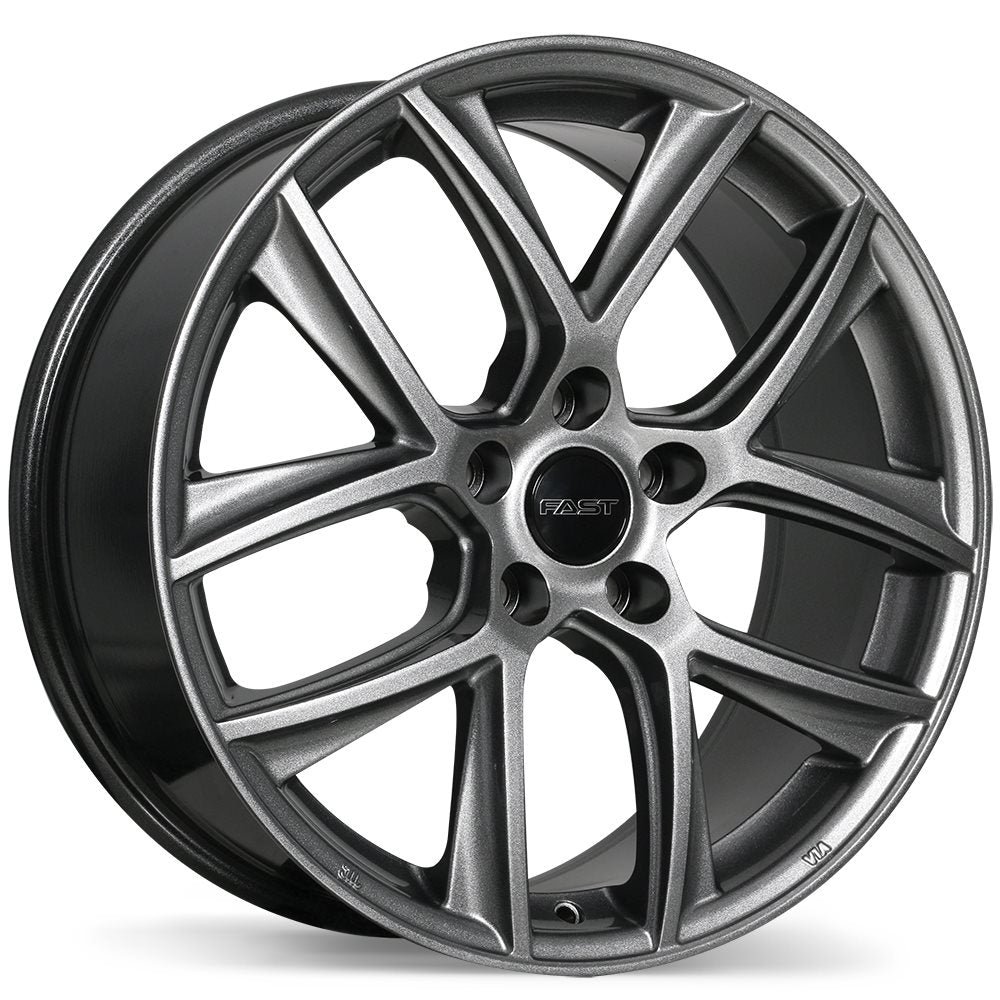 Fast Wheels Tactic Titanium 17x7.5 +30 5x114.3mm 60.1mm - Wheelwiz