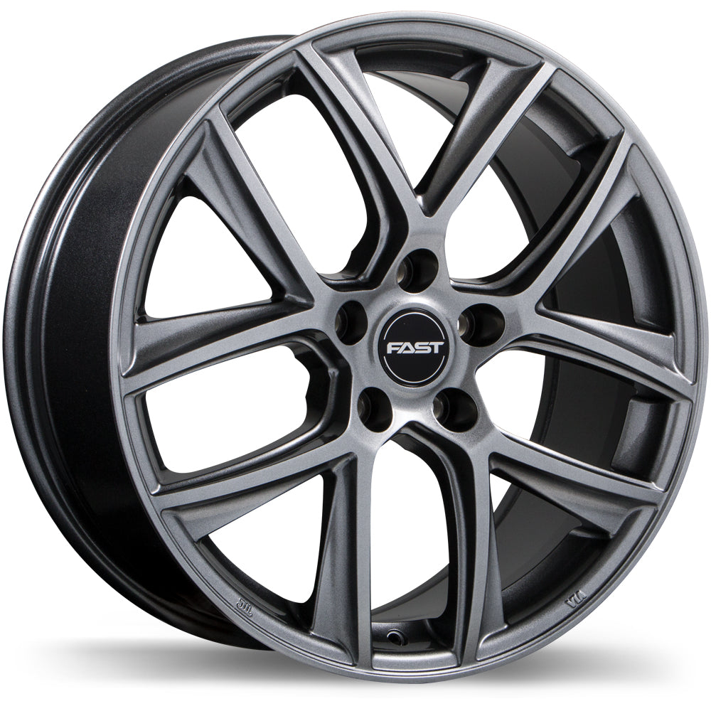 Fast Wheels Tactic Titanium 18x8 +45 5x114.3mm 67.1mm - Wheelwiz