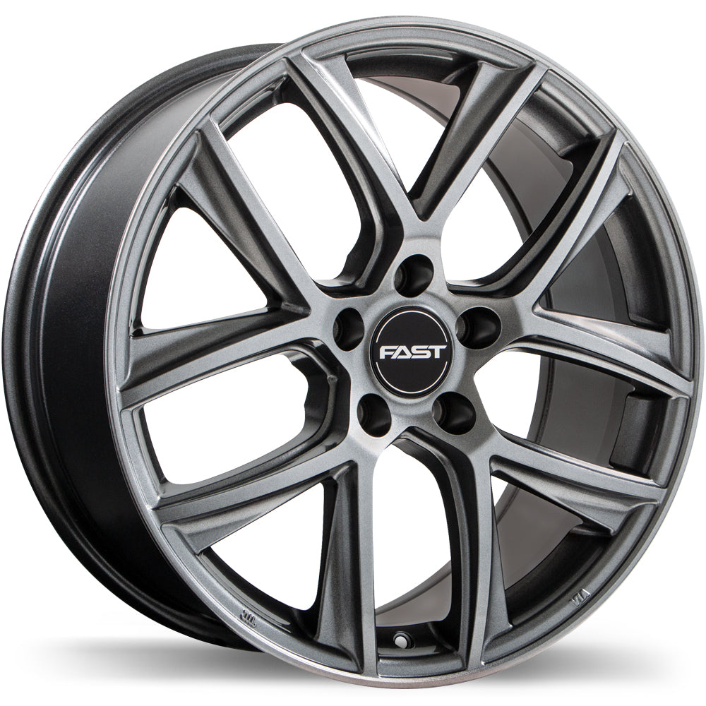 Fast Wheels Tactic Titanium 17x7.5 +40 5x114.3mm 64.1mm