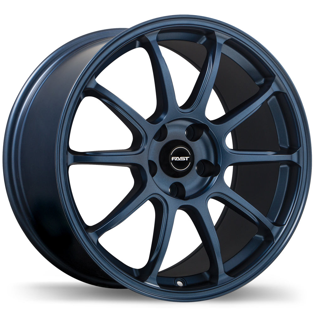 Fast Wheels Dime Matte Blue 18x9.5 +35 5x114.3mm 72.6mm - Wheelwiz