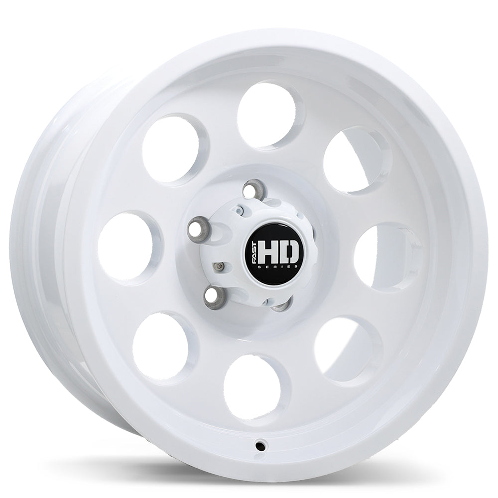 Fast HD Detour Gloss White 17x9 0 5x127mm 87.1mm - Wheelwiz