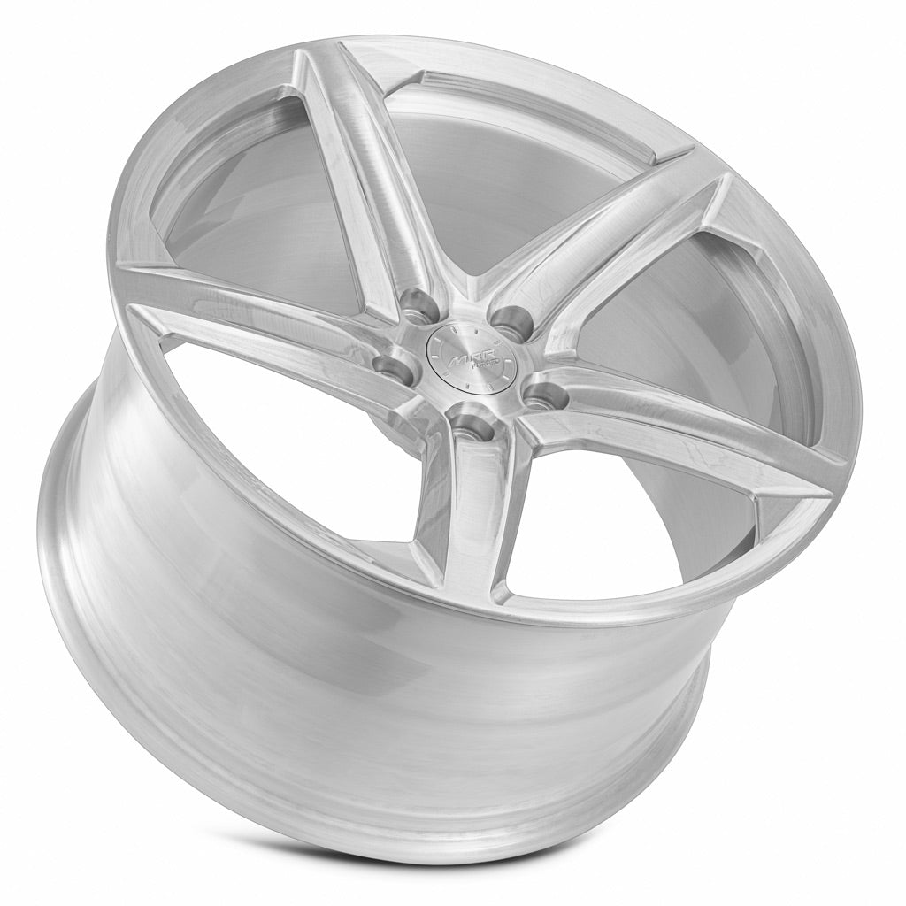 MRR Forged Forged F23 Brushed Clear Right 20x11 +48 5x120mm 67.1mm - Wheelwiz