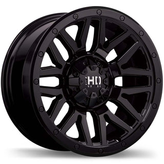 Fast HD Menace Gloss Black 20x9 +15 6x135mm 87.1mm