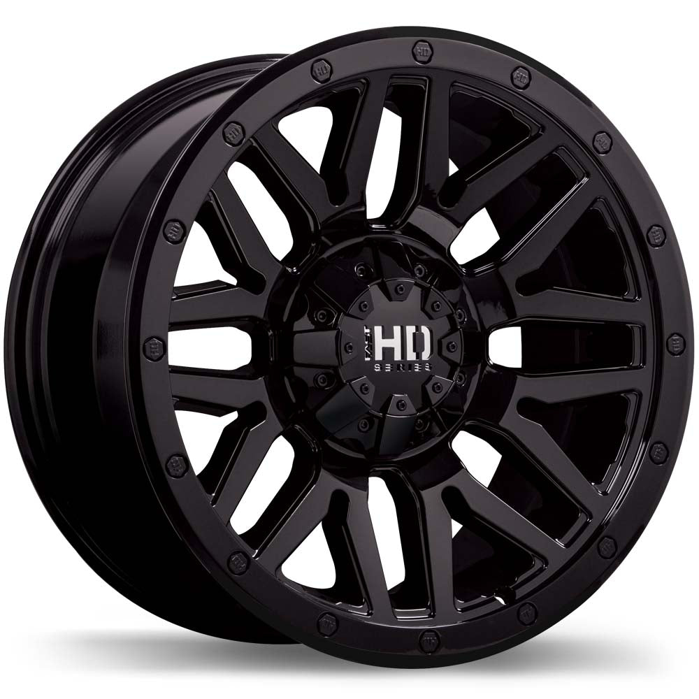 Fast HD Menace Gloss Black 18x9 +15 5x127|5x139.7mm 87.1mm - Wheelwiz