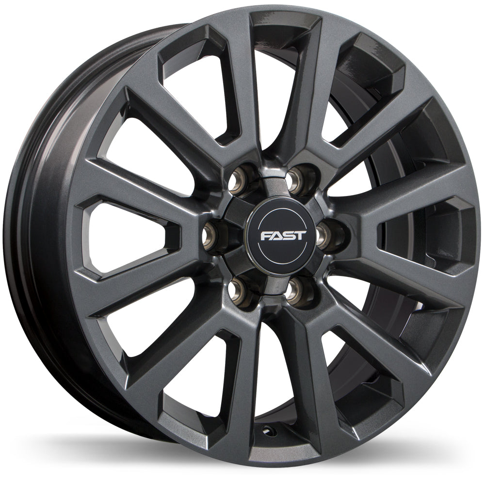 Fast Wheels Storm II Gloss Gunmetal 20x8.5 +35 6x139.7mm 77.8mm