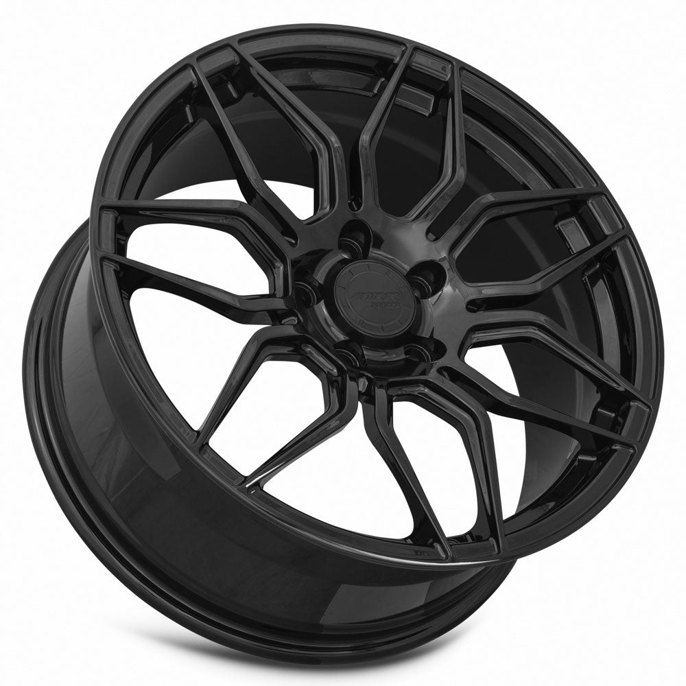 MRR Forged Forged F24 Gloss Black 19x8.5 +38 5x120mm 67.1mm - Wheelwiz