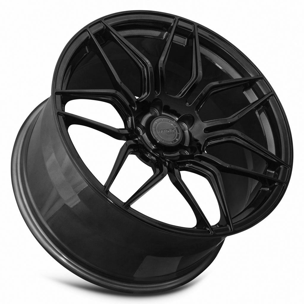 MRR Forged Forged F24 Gloss Black 20x11 +38 5x120mm 67.1mm - Wheelwiz