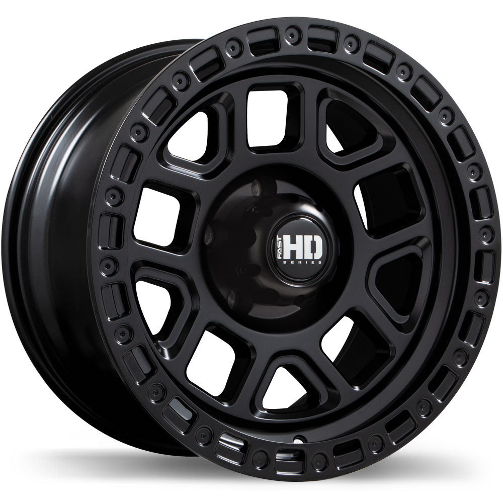Fast HD Summit Satin Black 17x9 -5 5x127mm 71.5mm