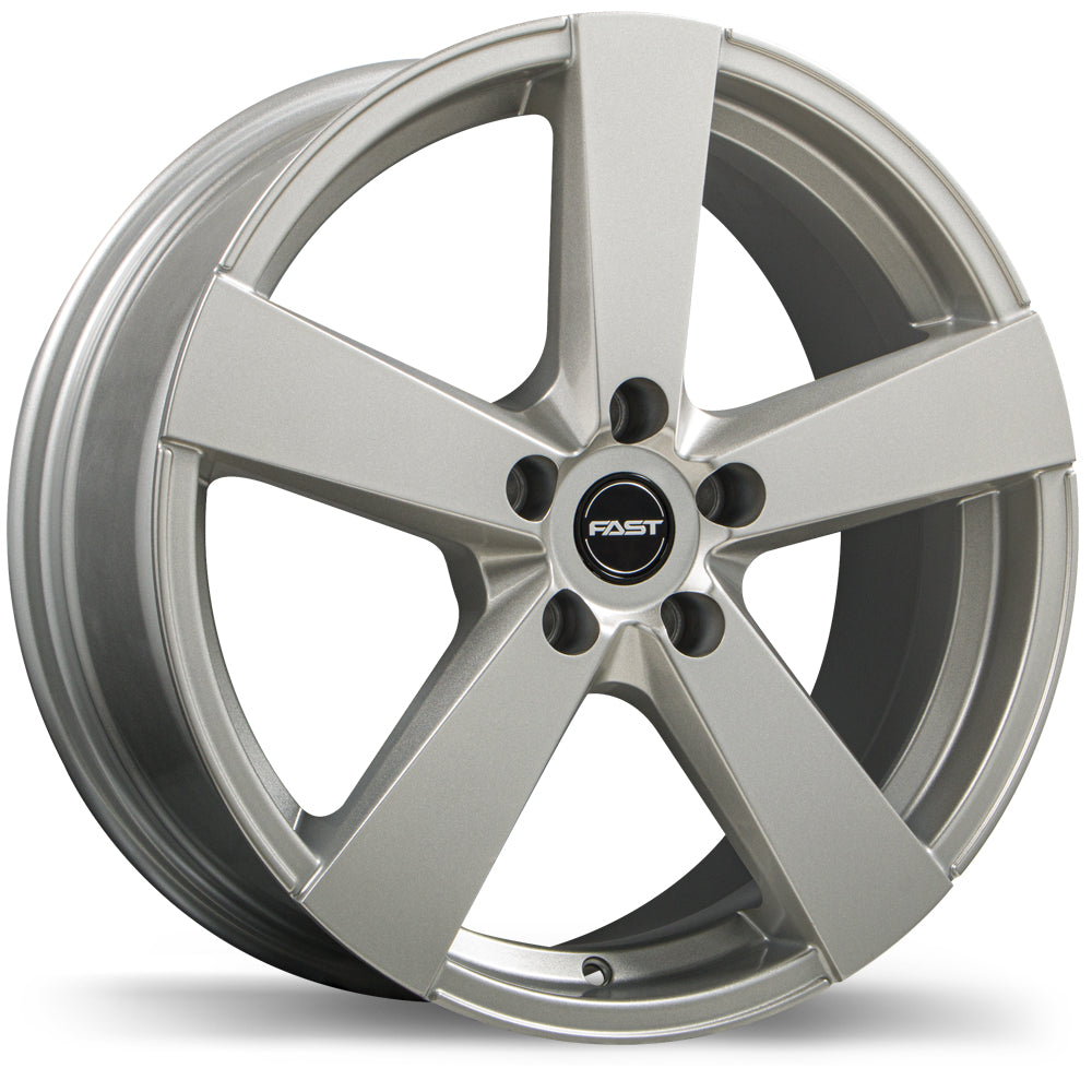 Fast Wheels Polar Metallic Silver 17x7 +40 5x114.3mm 60.1mm - Wheelwiz