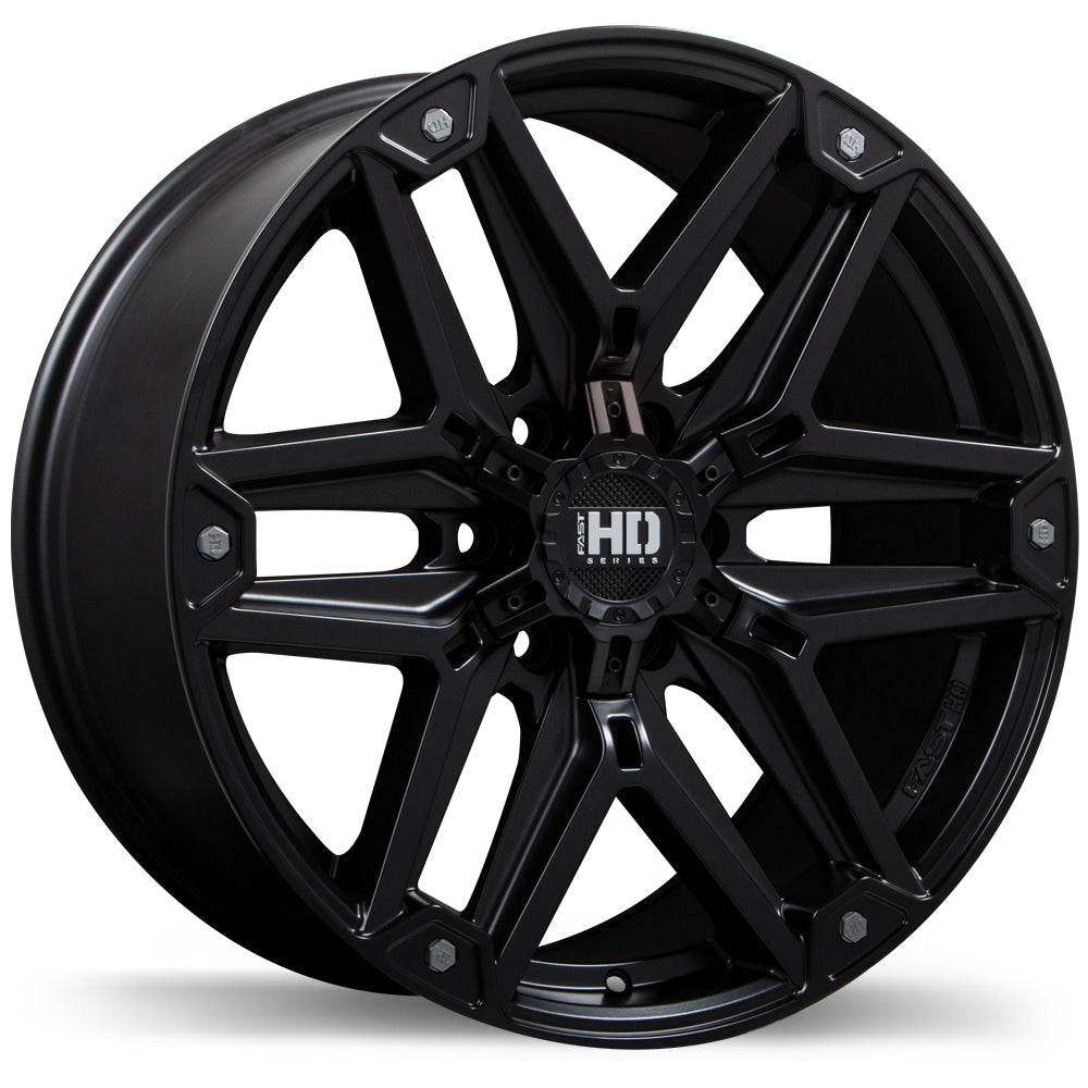 Fast HD RECON Satin Black Anthracite 20x9 +25 6x139.7mm 78.0mm - Wheelwiz