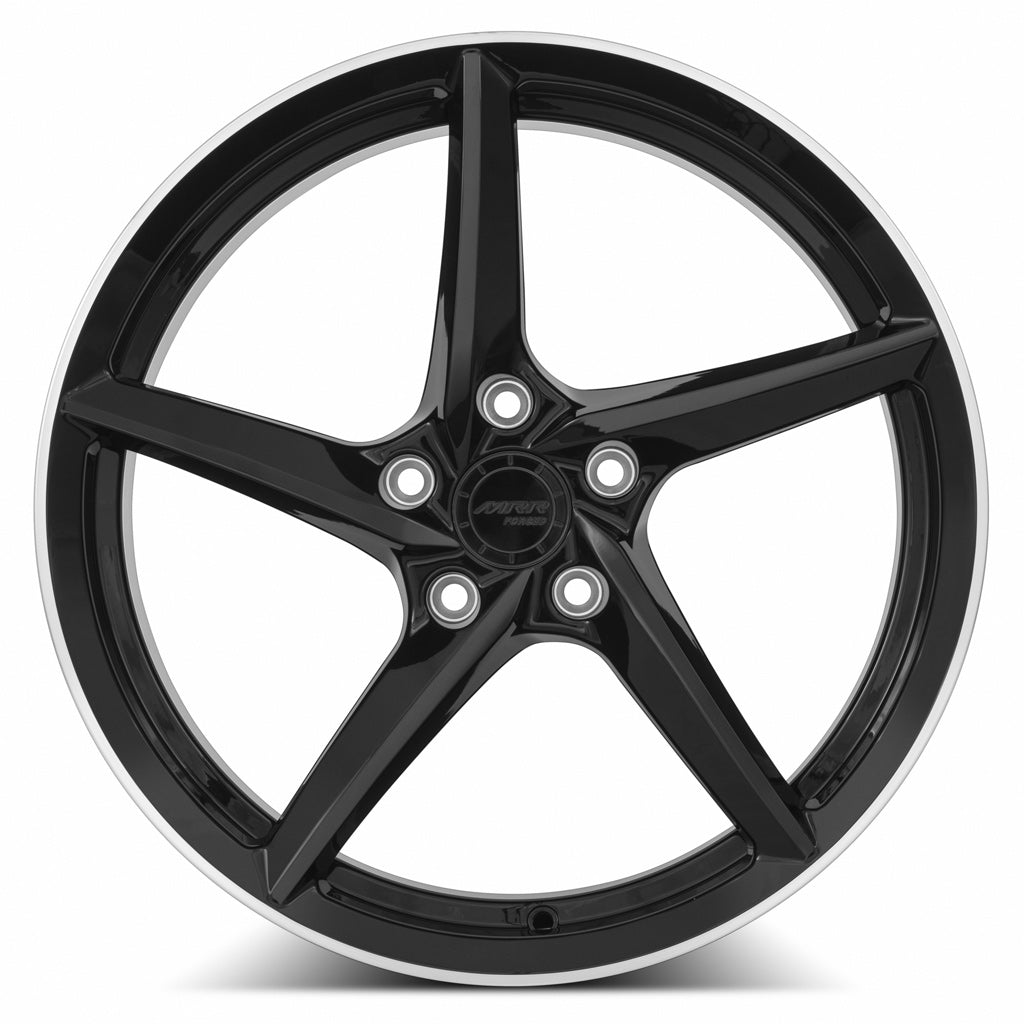 MRR Forged Forged F25 Gloss Black Left 19x8.5 +38 5x120mm 67.1mm - Wheelwiz