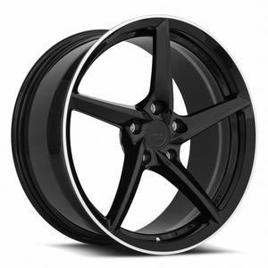 MRR Forged F25 Gloss Black fit Corvette C8 ( rear: FF2520A152048R ) 19x8.5 +38 5x120mm 66.9mm