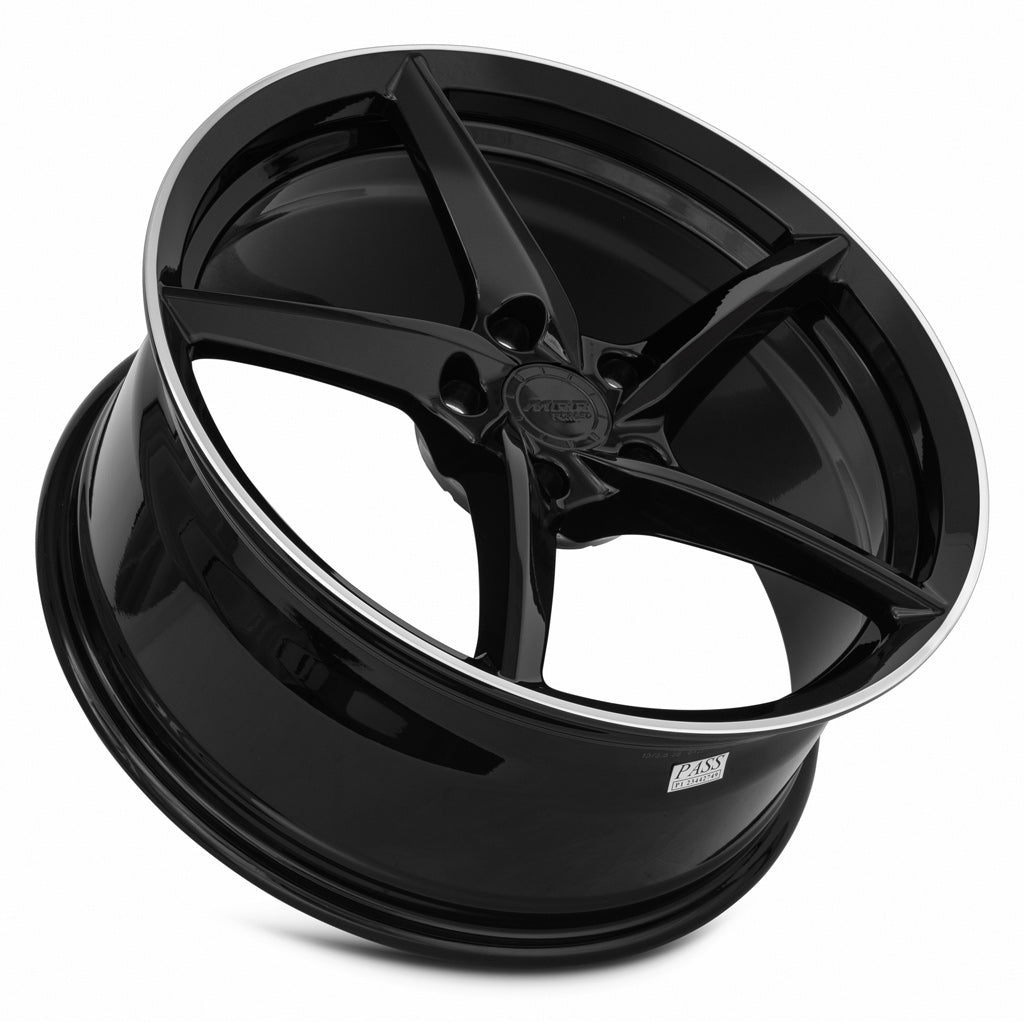 MRR Forged Forged F25 Gloss Black Right 19x8.5 +38 5x120mm 67.1mm - Wheelwiz