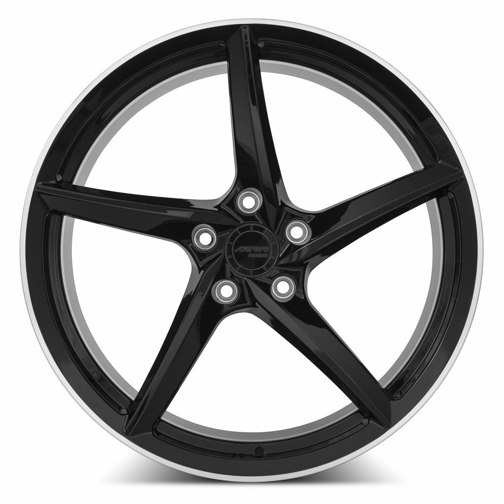 MRR Forged Forged F25 Gloss Black Left 20x11 +48 5x120mm 67.1mm - Wheelwiz