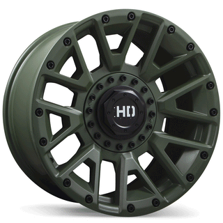 Fast HD Knuckles Satin Green 20x10 0 8x165.1mm 121.1mm