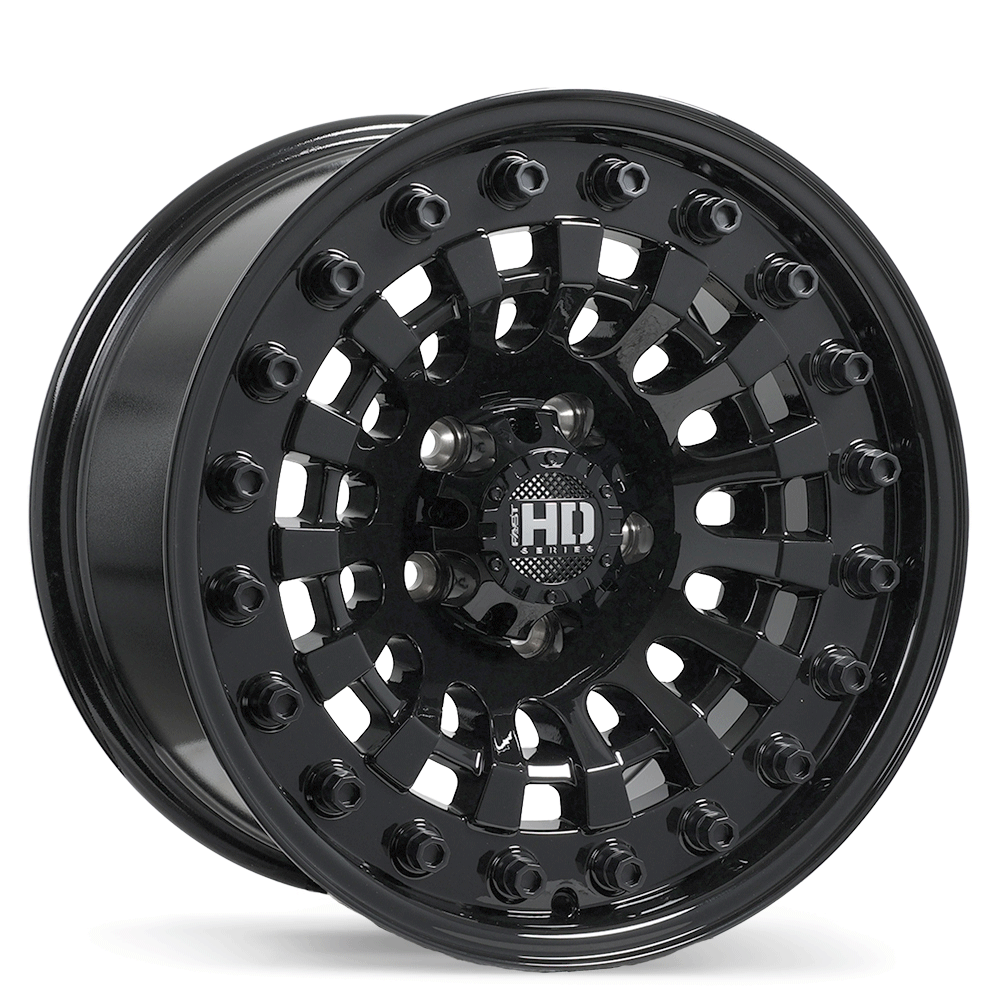 Fast HD Shred Gloss Black 17x9 0 5x127mm 71.5mm
