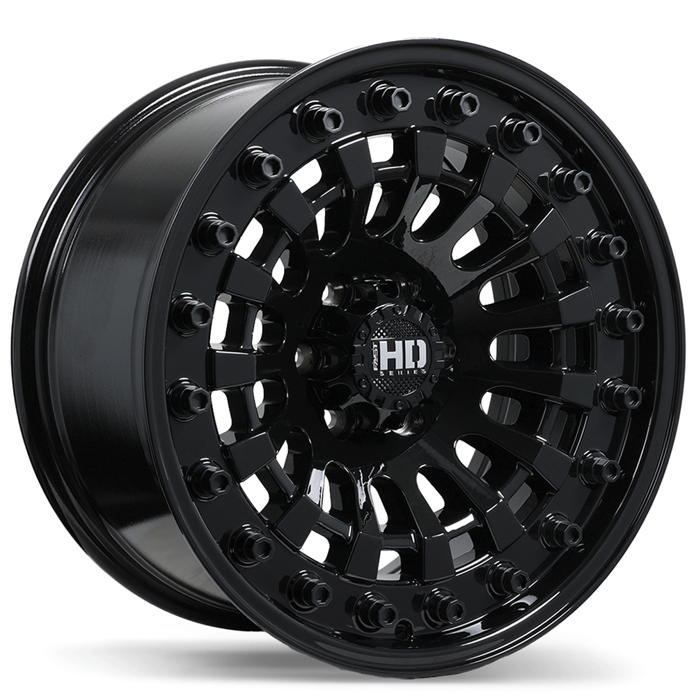 Fast HD Shred Gloss Black 18x9 0 6x120mm 67.1mm - Wheelwiz