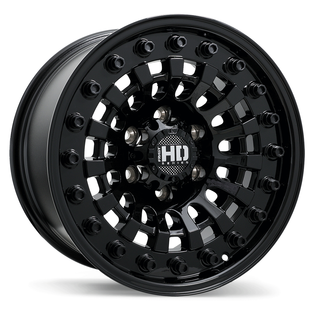 Fast HD Shred Gloss Black 17x9 0 6x139.7mm 106.1mm