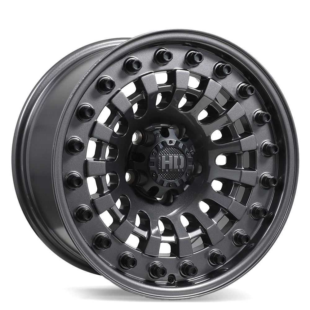 Fast HD Shred Gloss Gunmetal 17x9 0 5x127mm 71.5mm