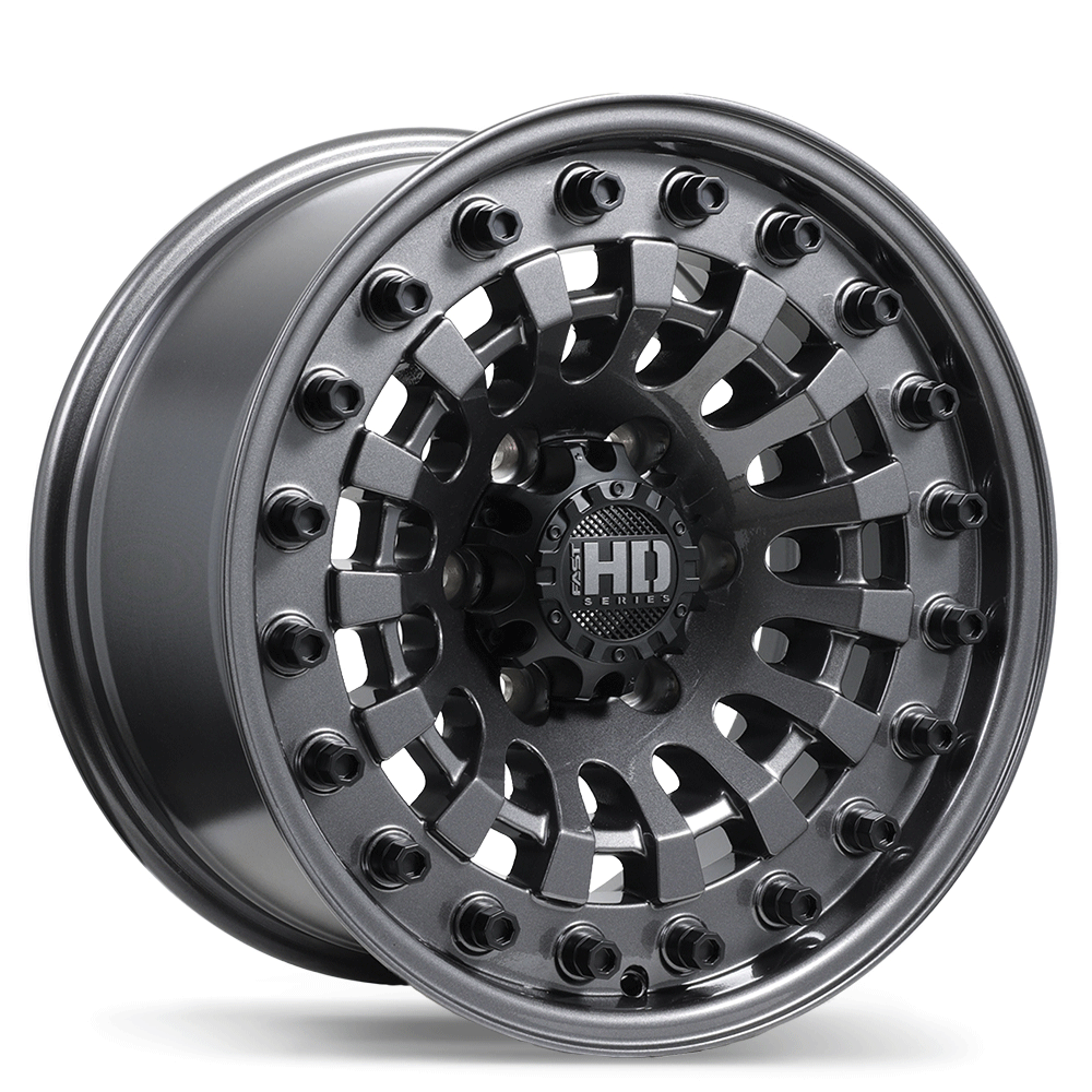 Fast HD Shred Gloss Gunmetal 17x9 0 6x135mm 87.1mm - Wheelwiz