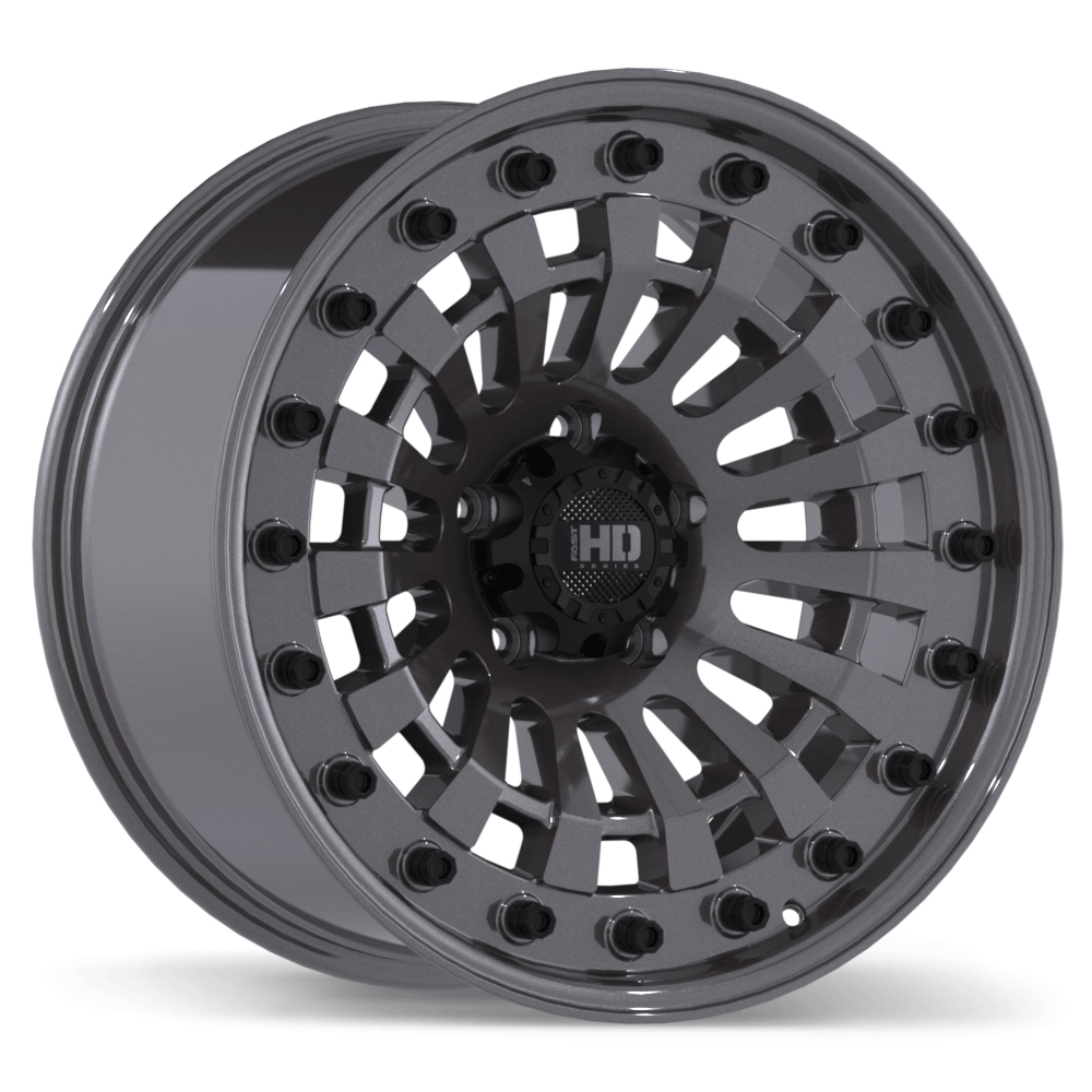 Fast HD Shred Gloss Gunmetal 20x10 0 5x139.7mm 77.8mm - Wheelwiz