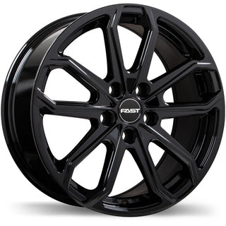 Fast Wheels Impression Gloss Black 17x7.5 +35 5x114.3mm 72.6mm
