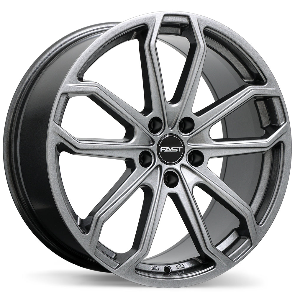 Fast Wheels Impression Titanium 18x8 +40 5x114.3mm 67.1mm - Wheelwiz