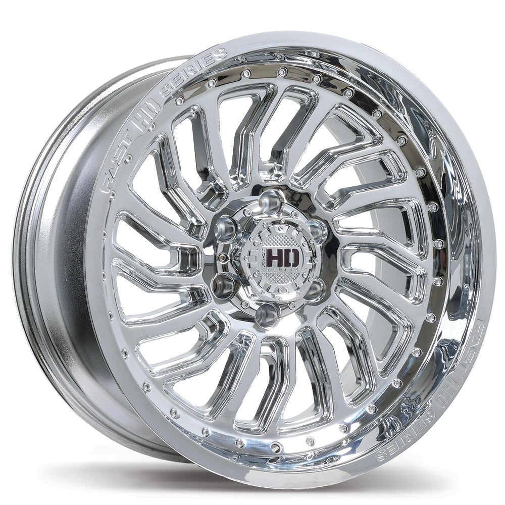 Fast HD D-STRUCT Chrome 20x10 -15 6x139.7mm 84.2mm