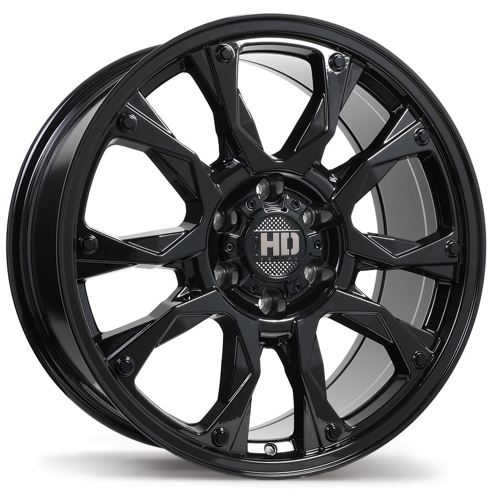Fast HD Tactical Gloss Black 20x9 +28 6x139.7mm 106.1mm - Wheelwiz