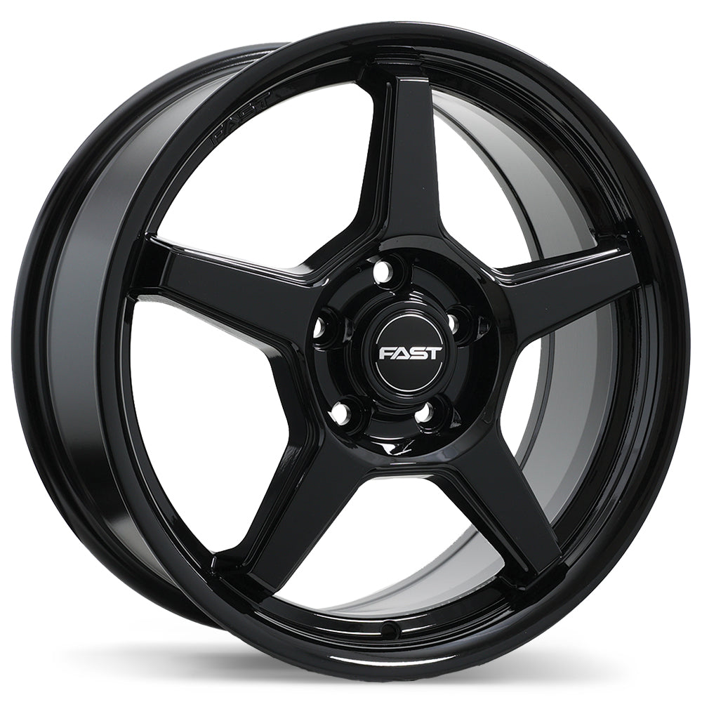 Fast Wheels Flair Gloss Black 17x7 +45 5x114.3mm 66.1mm
