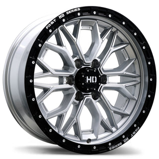 Fast HD Muramasa Gloss Silver with Black Lip 20x9 0 6x139.7mm 84.2mm