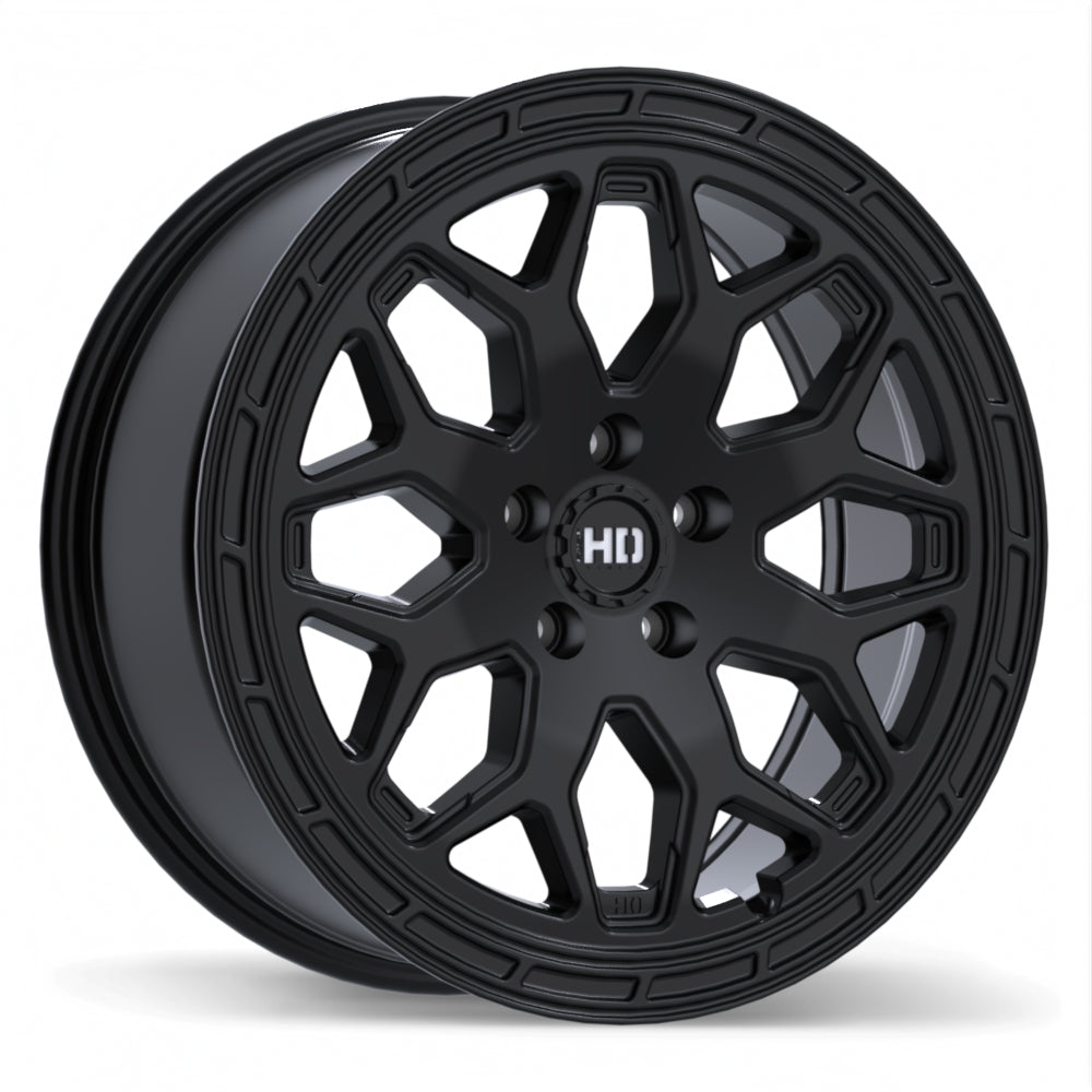 Fast HD Bandit Matte Black 19x8 +40 5x114.3mm 72.6mm