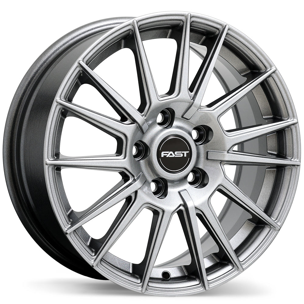 Fast Wheels Tempest Titanium 18x8 +40 5x110mm 65.1mm - Wheelwiz