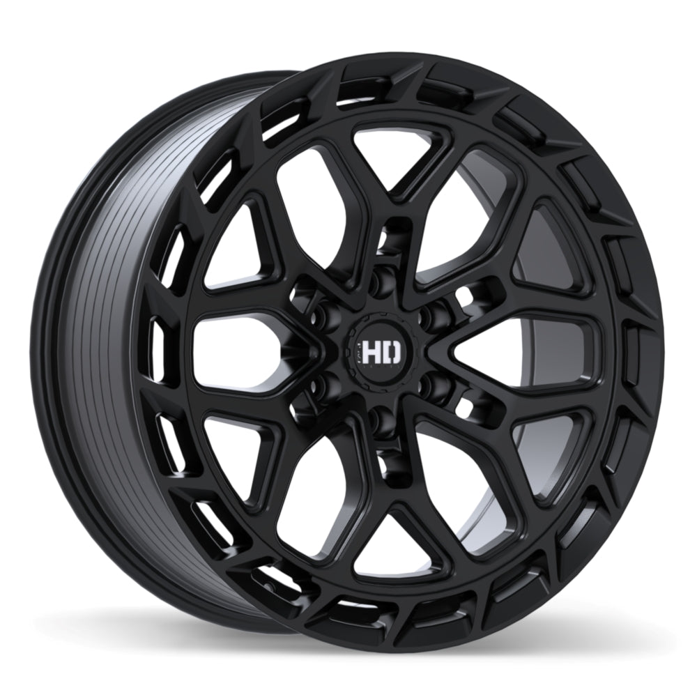 Fast HD Phantom Satin Black 22x9.5 +20 6x135mm 87.1mm - Wheelwiz