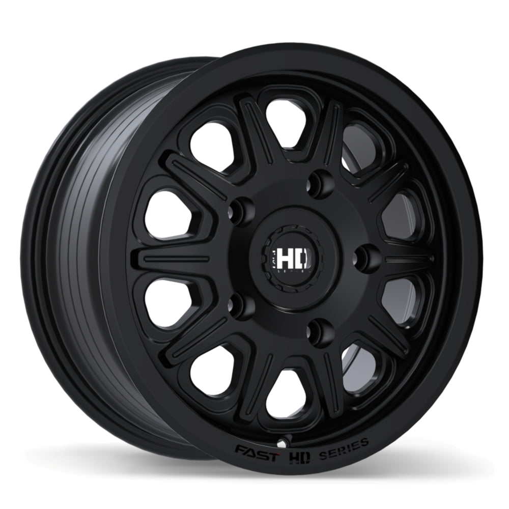 Fast HD Fury Satin Black 16x7.5 +60 5x160mm 65.1mm - Wheelwiz