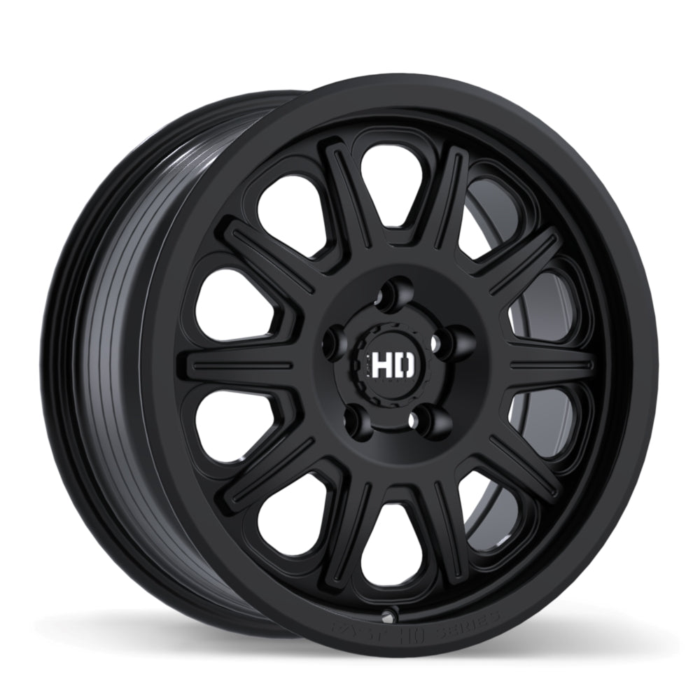 Fast HD Fury Satin Black 17x8 +40 5x110mm 65.1mm - Wheelwiz