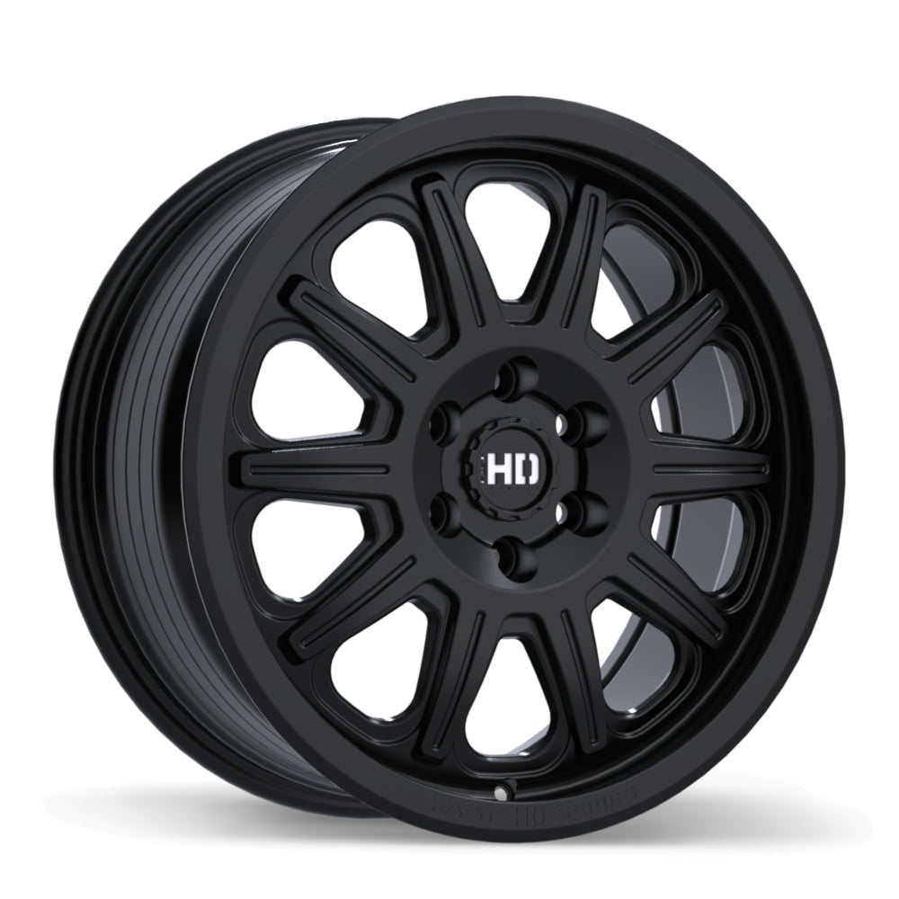 Fast HD Fury Satin Black 18x8 +50 6x120mm 67.1mm - Wheelwiz