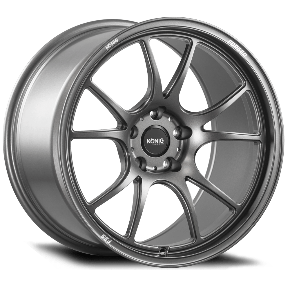 KONIG FORGED F3S 18x9.5 +35 5x114.3 73.1 SATIN CHARCOAL